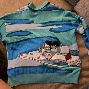 BoxLunch Studio Ghibli Spirited Away Chihiro & Haku Cardigan LG